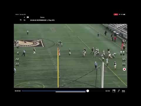 army west point spring football highlights 10 plays camden vining