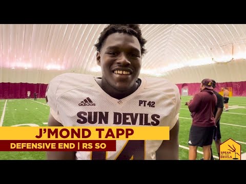 asu de jmond tapp after fall camp practice