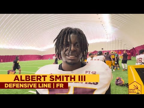 asu freshman de albert smith iii on his strong start to fall camp
