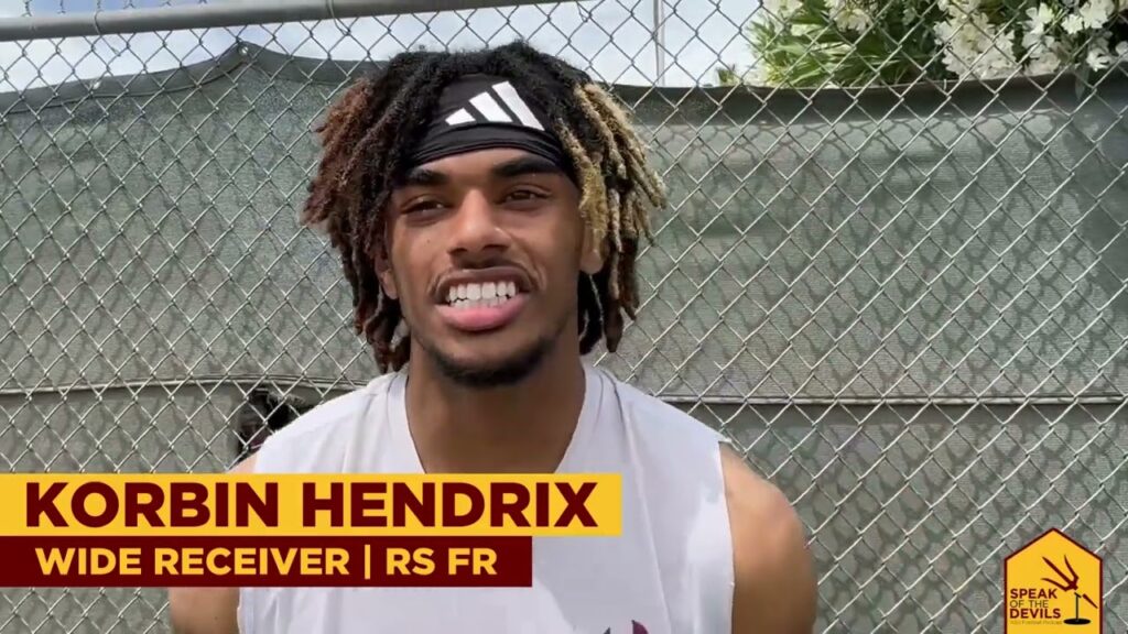 asu wr korbin hendrix on his growth in his second season
