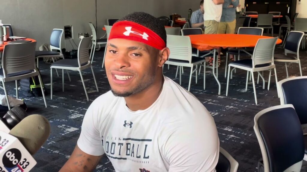 auburn rb jarquez hunter 2024 fall camp