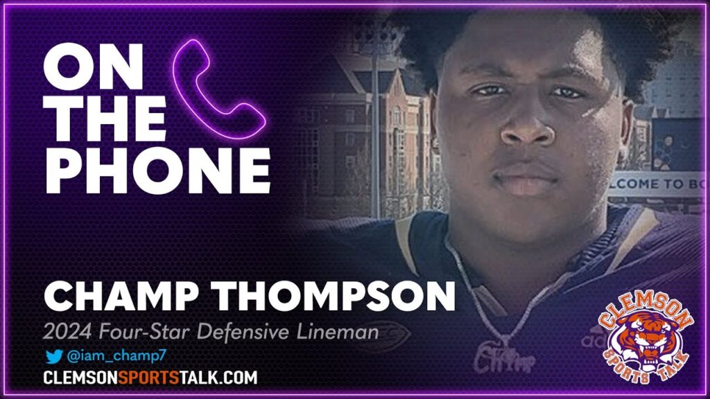 audio exclusive champ thompson interview