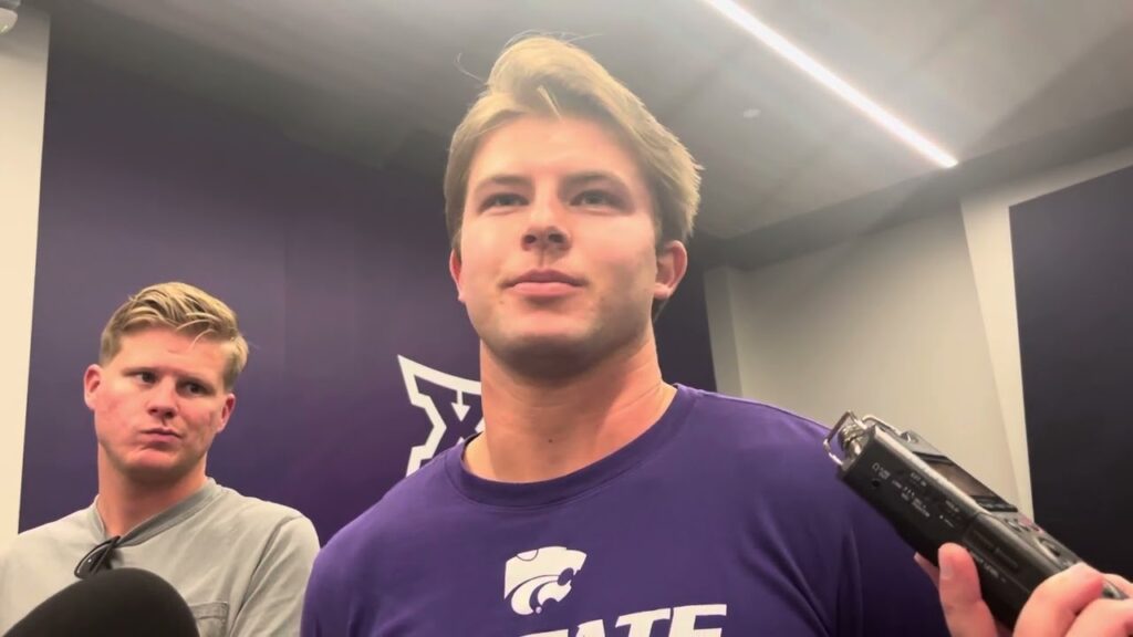 austin moore on being named a captain for kansas state