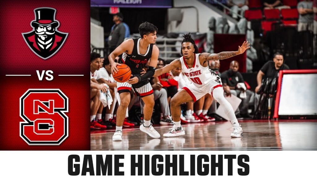 austin peay at nc state acc mens basketball highlights 2022 23