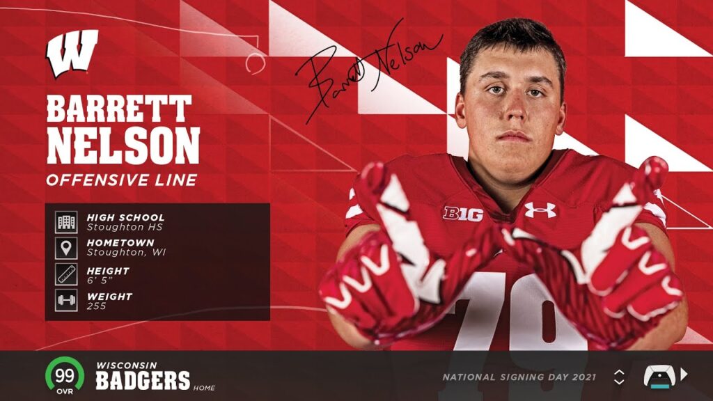 barrett nelson national signing day wisconsin 22