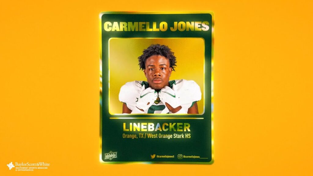baylor football carmello jones highlights