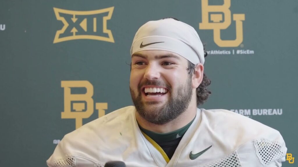 baylor football gavin yates media availability april 16 2024