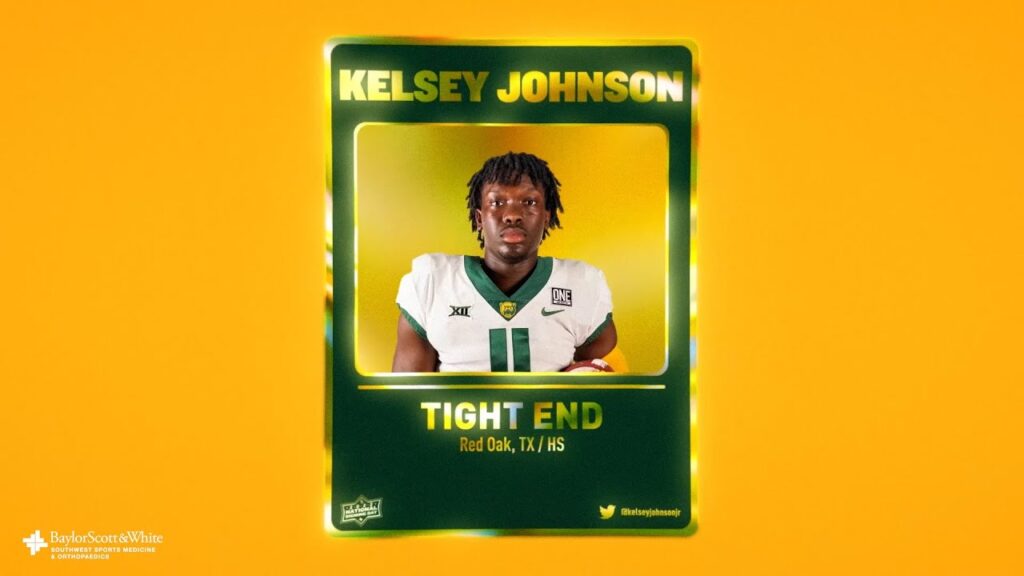 baylor football kelsey johnson highlights