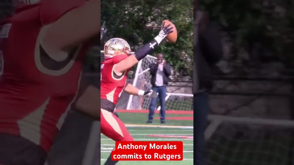 bergen catholic de anthony morales commits to rutgers hsfootball
