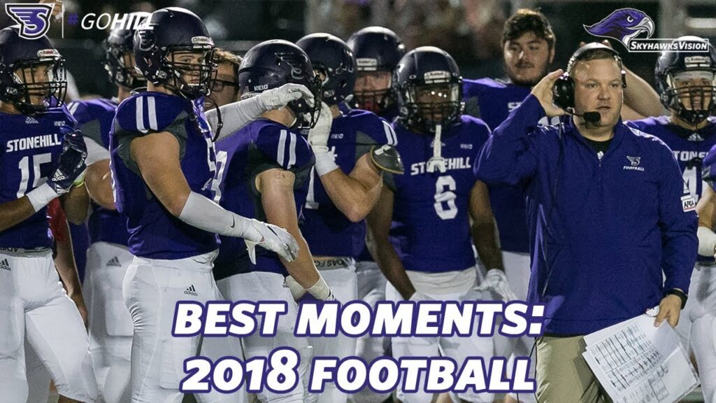 best moments of the stonehill football 2018 season