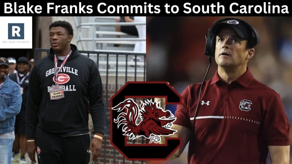 blake franks commits to south carolina gamecocks dominating the state
