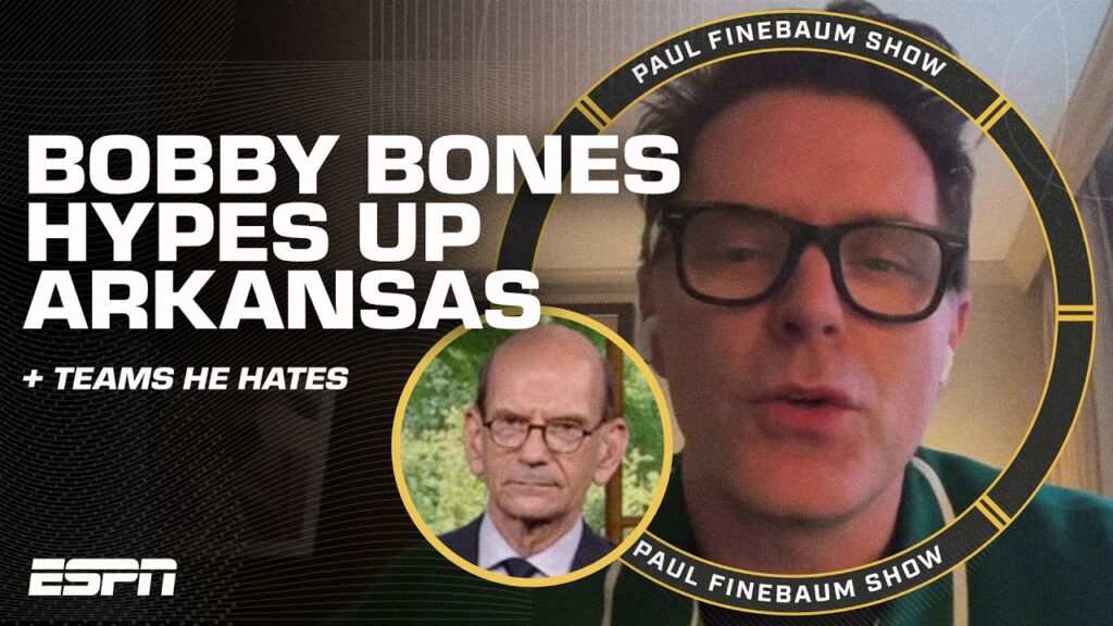 bobby bones is confident in his arkansas razorbacks in sec play f09f9097 the paul finebaum show