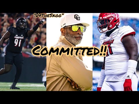 boom 64 300lb louisville dt has committed to colorado football coach prime lands tawfiq thomas
