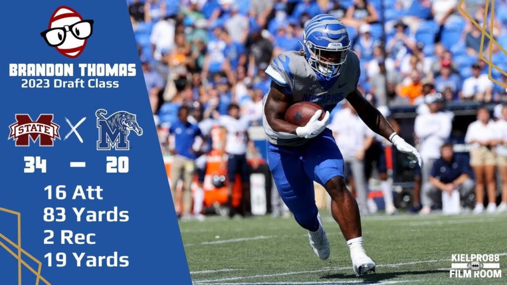 brandon thomas memphis rb vs mississippi state 2021
