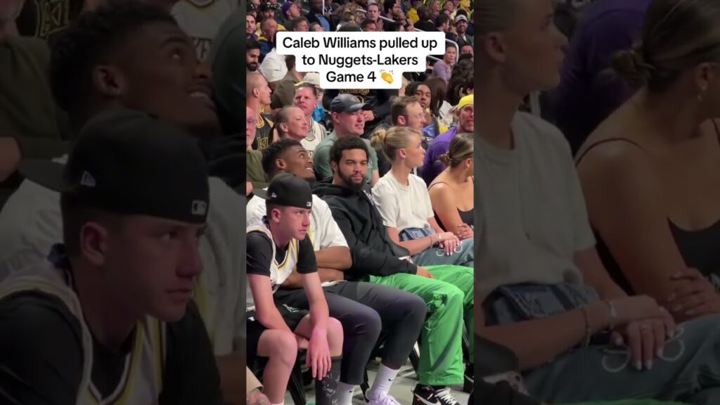 caleb williams is in the building f09f988e