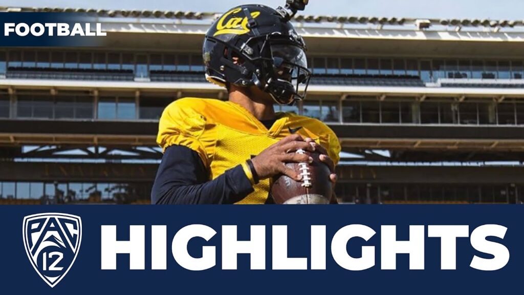 california spring game football highlights cal spring showcase