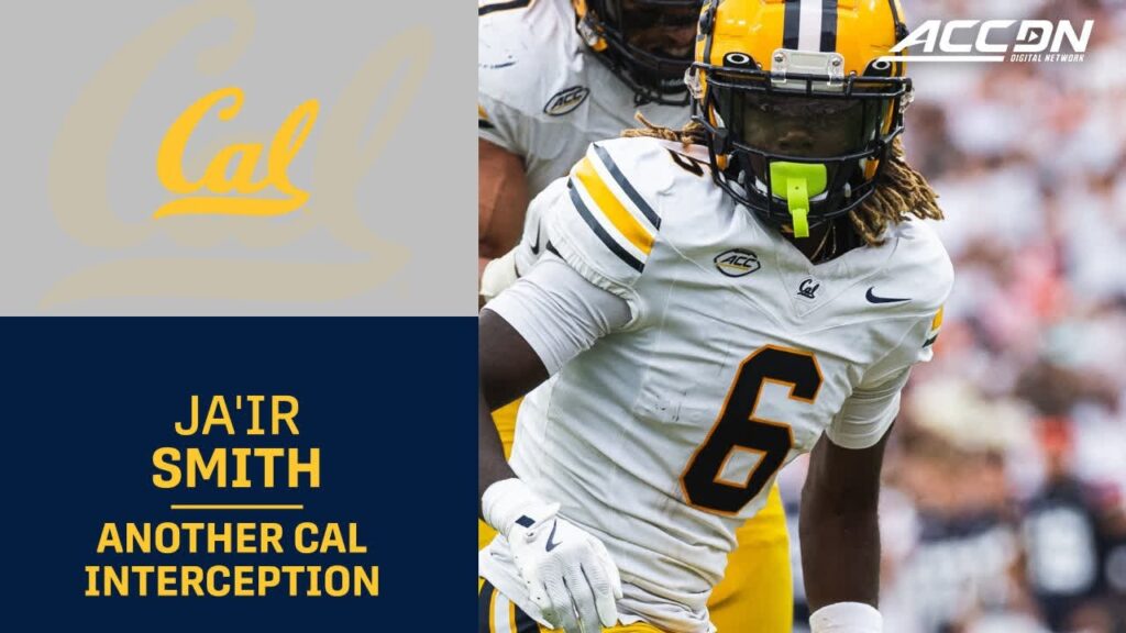 cals jair smith dives for another golden bear interception