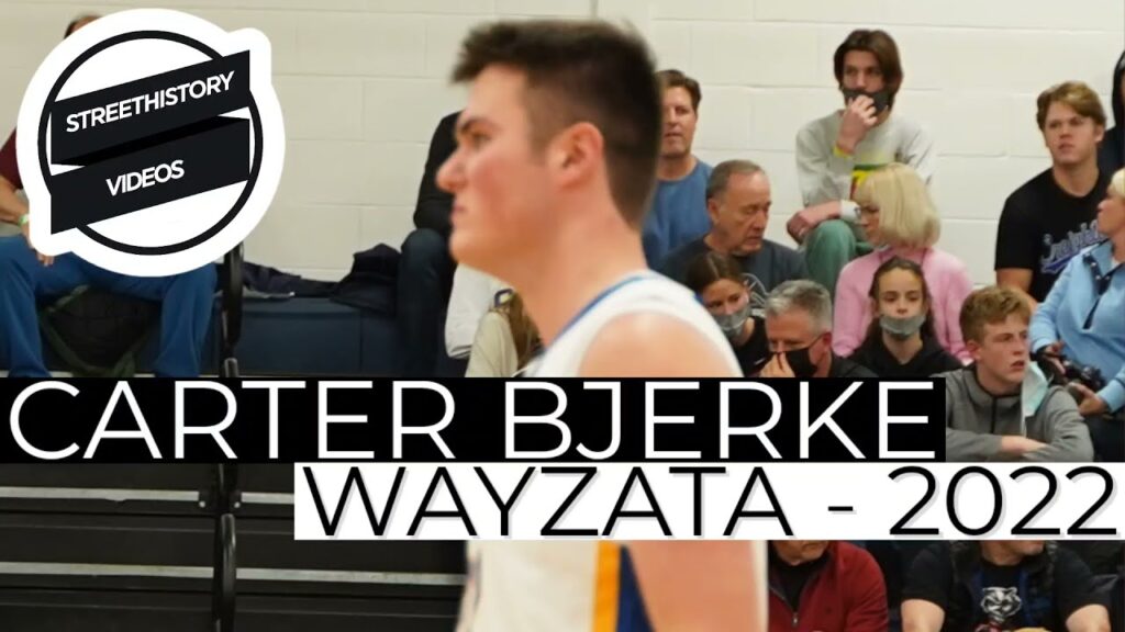 carter bjerke 2022 highlights vs cdh breakdown big12 classic december 2021 basketball