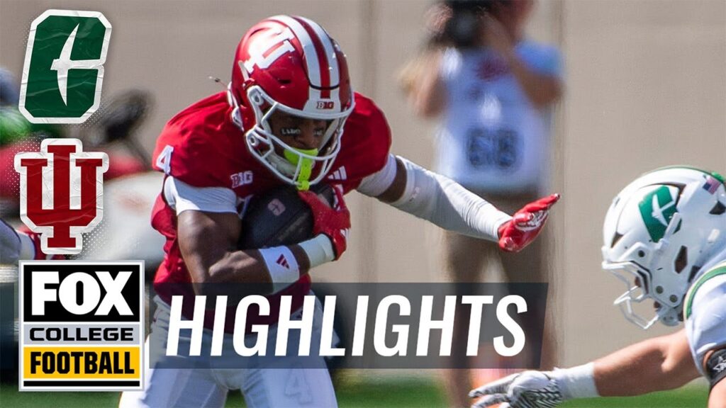 charlotte 49ers vs indiana hoosiers highlights fox college football