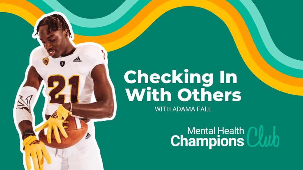 checking in on others with arizona state university football player adama fall