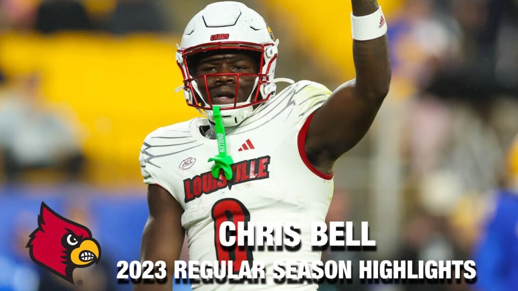 chris bell 2023 regular season highlights louisville wr