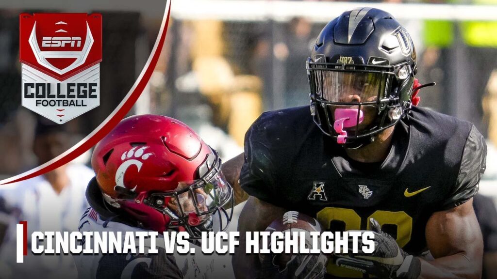 cincinnati bearcats vs ucf knights full game highlights