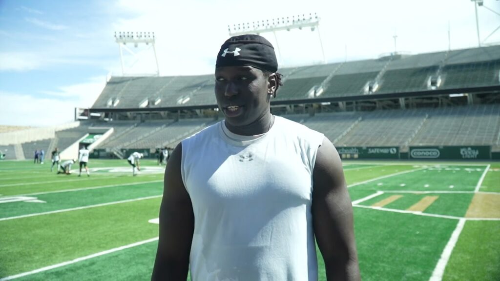 colorado state football nuer gatkuoth 2024 spring scrimmage 2