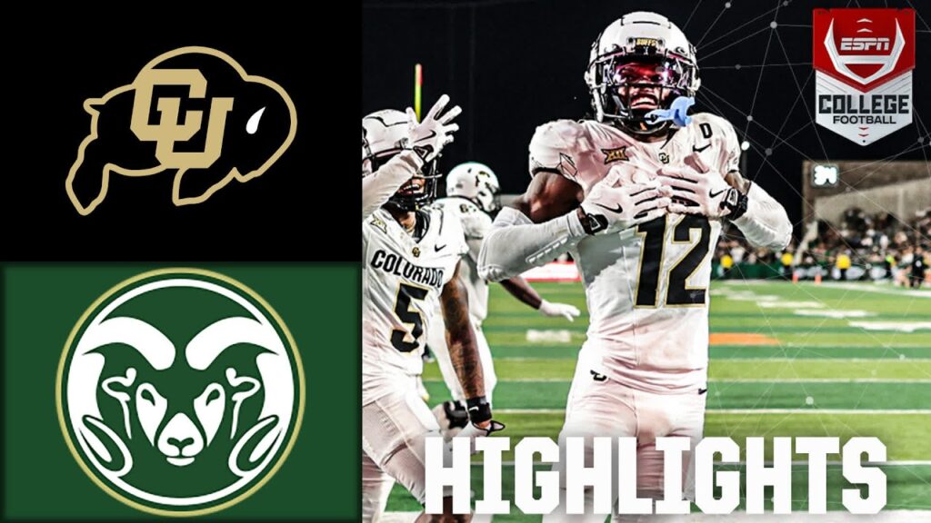 colorado state rams vs colorado buffaloes full game highlights espn college football