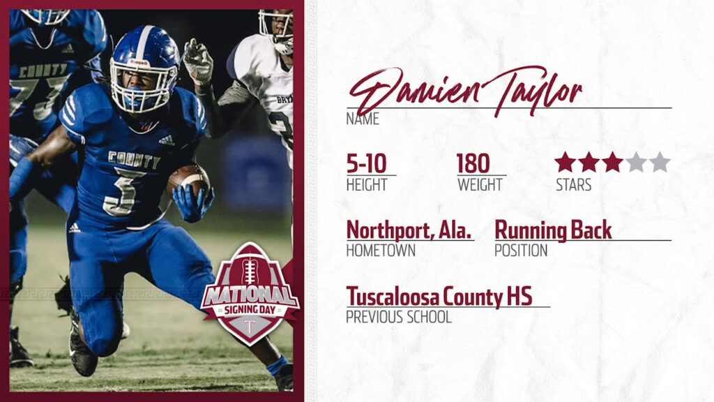 damien taylor 2021 troy football signing day