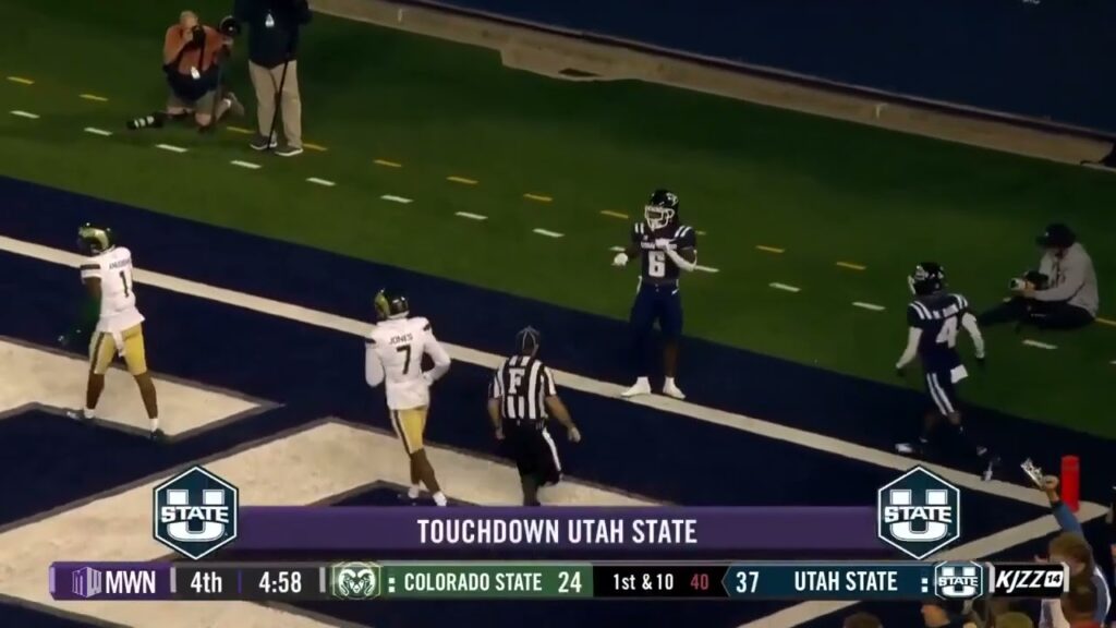 davon booth 48 yard touchdown run against colorado state