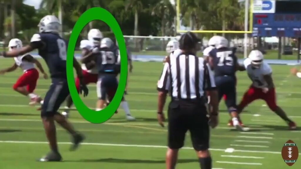 deandre duffus 75 film fanatics first team offensive lineman chaminade madonna