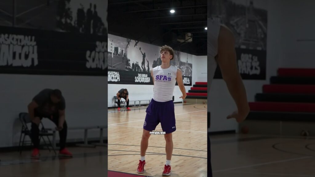 dominic pangonis of stephen f austin preparing for his freshman season