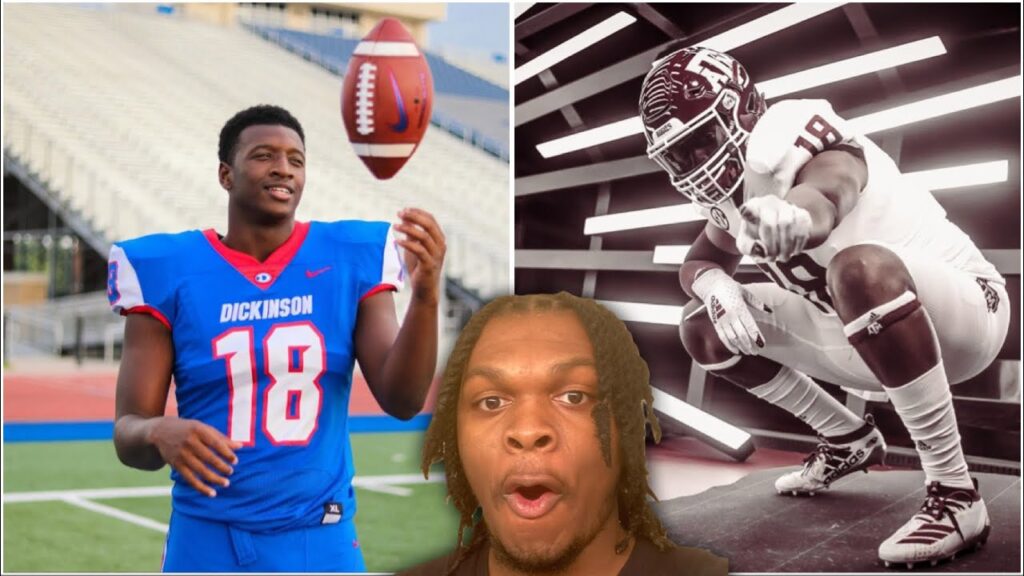 donovan green highlights reaction texas am commit donovan green senior highlights