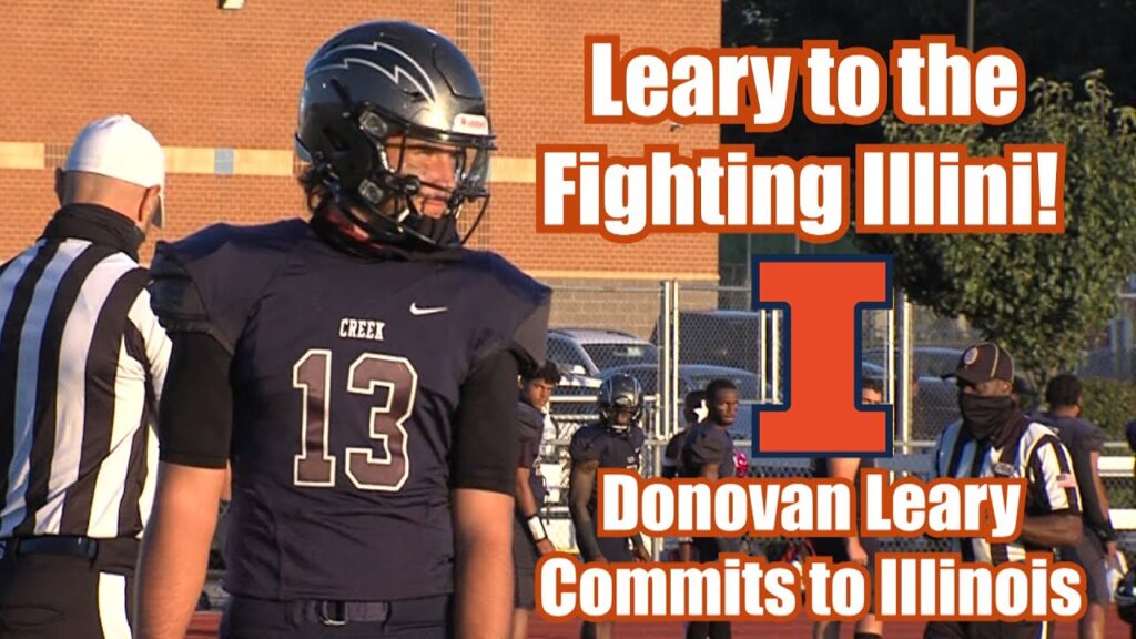 donovan leary highlight reel timber creek football university of illinois commit