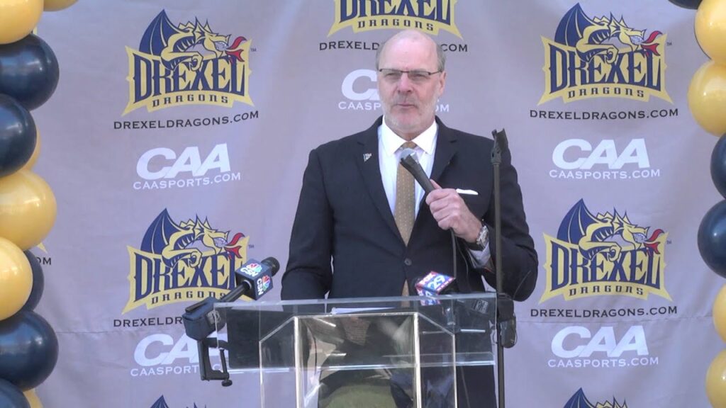 drexel introduces new mens basketball coach zach spiker