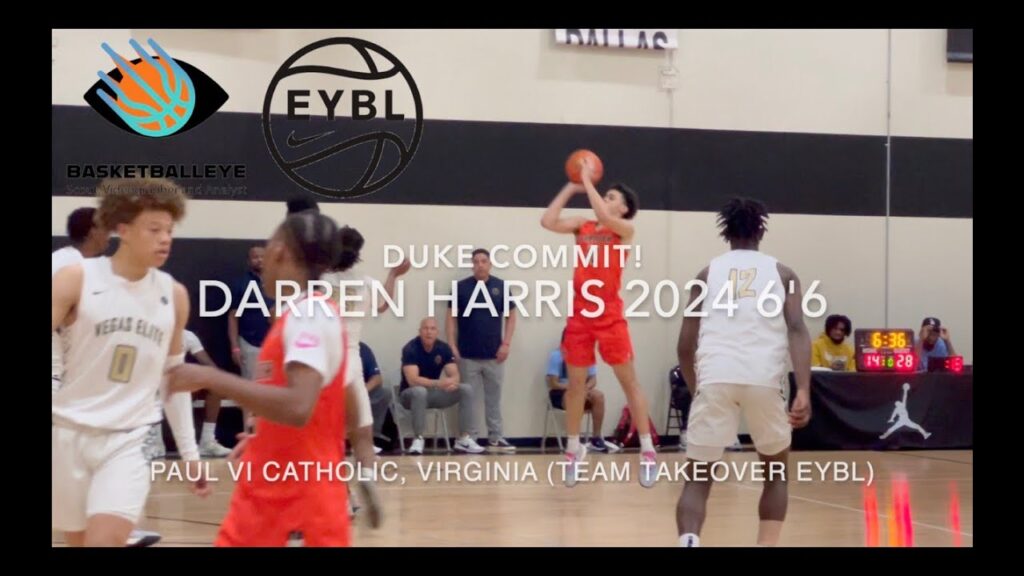 duke commit darren harris 2024 66 paul vi catholic virginia team takeover eybl