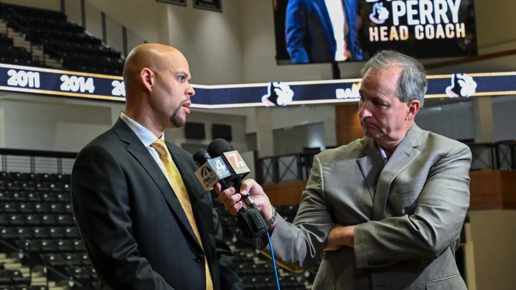 dwight perry named mens basketball head coach full interview with jim noble