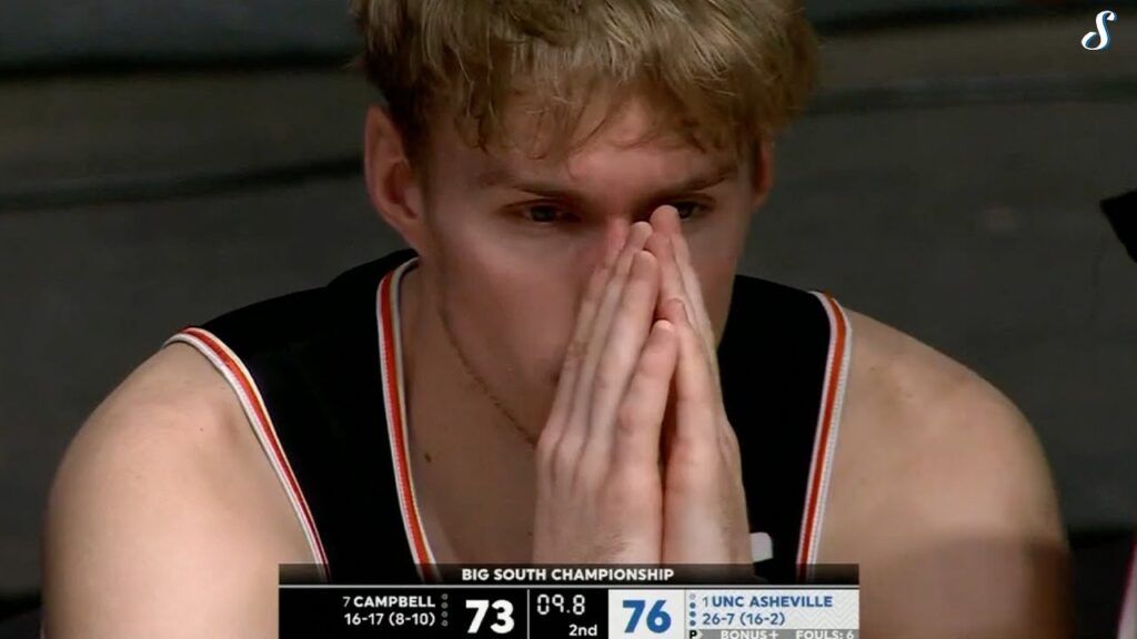 epic comeback big south championship campbell vs unc asheville