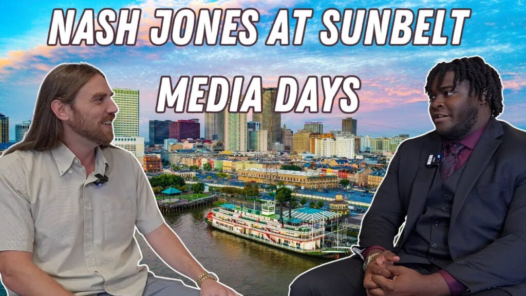 exclusive interview with texas state tackle nash jones at sunbelt media days