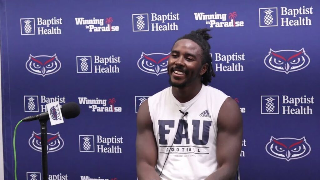 fau 2024 football fall camp day 3 wr milan tucker