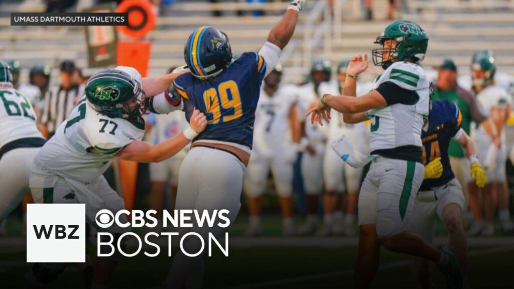 football player who picked up sport a year ago now playing at umass dartmouth