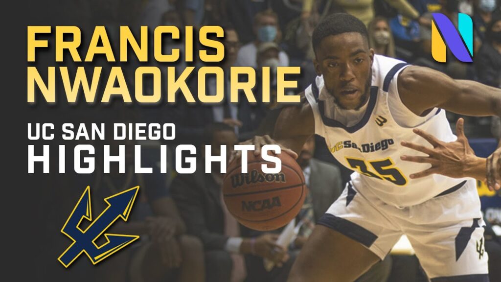 francis nwaokorie uc san diego tritons 2021 2022 freshman highlights kyle macy award finalist