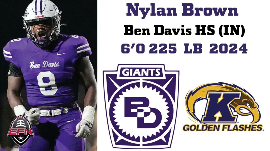 future all mac linebacker nylan brown ben davis high school indiana kent state