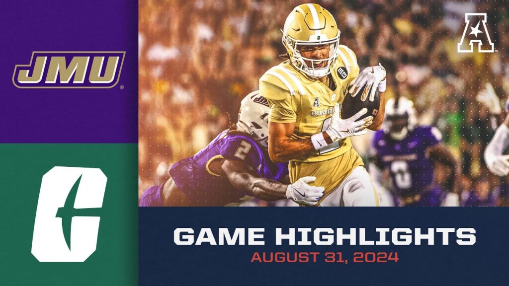 game highlights james madison vs charlotte august 31 2024