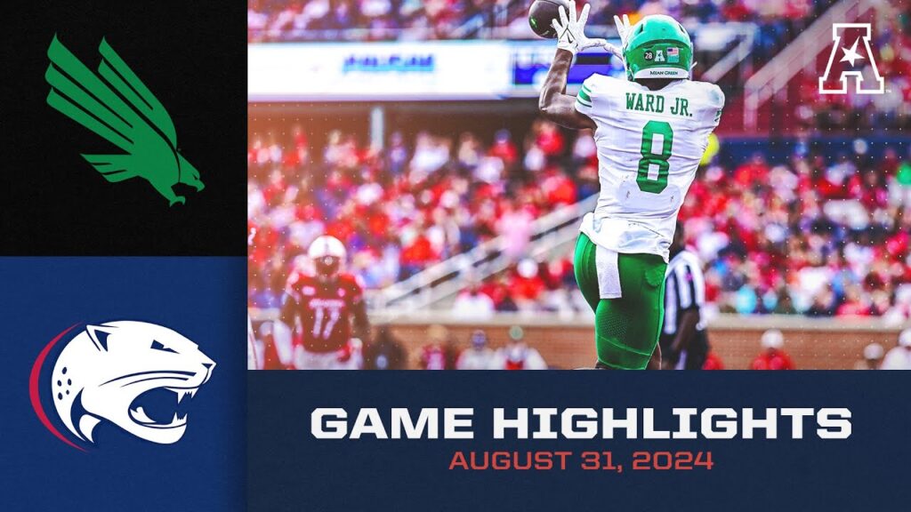 game highlights north texas vs south alabama august 31 2024