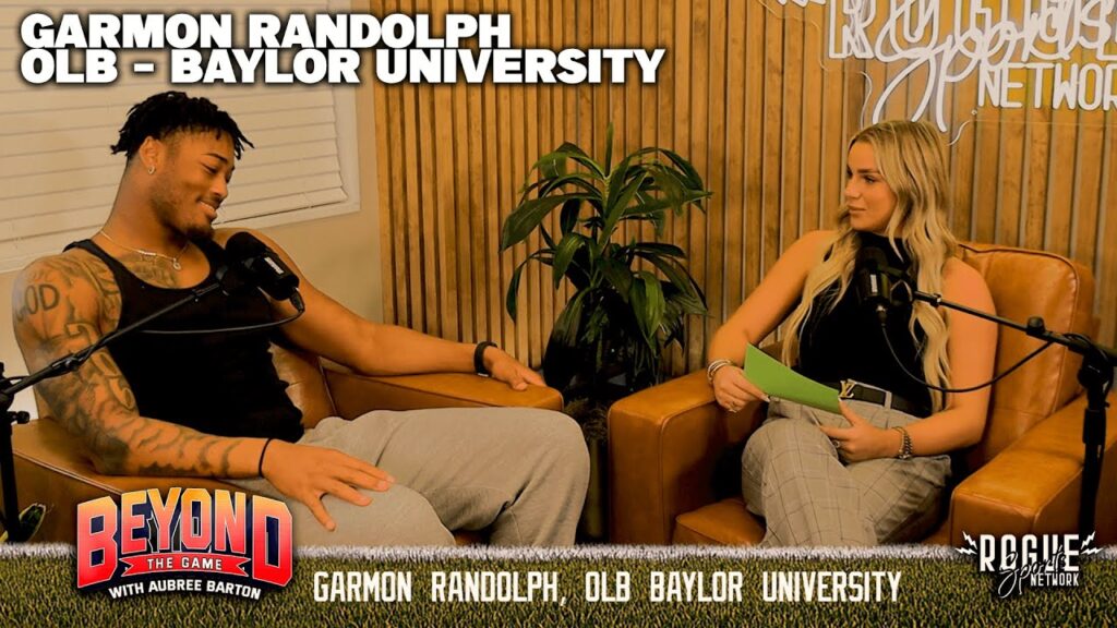 garmon randolph outside linebacker for the baylor bears