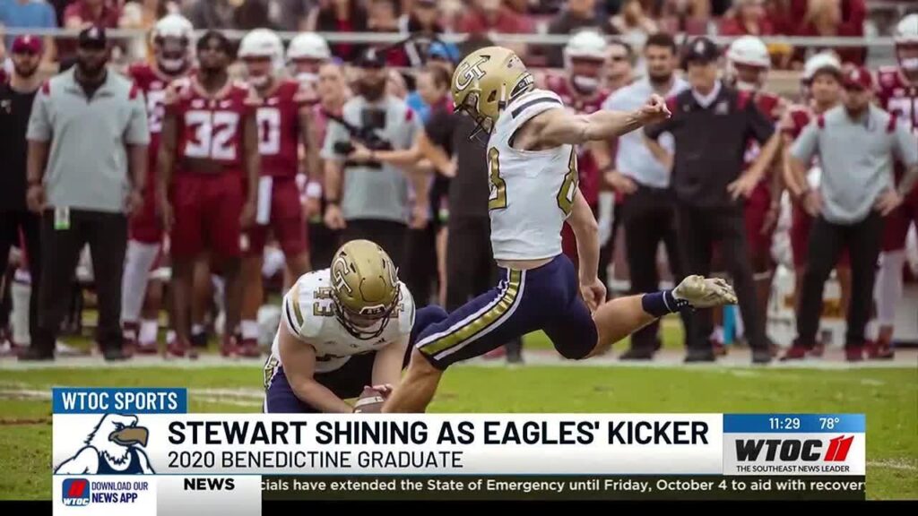 gavin stewart finding home away from home in statesboro as georgia southerns kicker