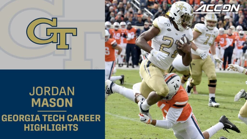 georgia tech rb jordan mason career highlights 1