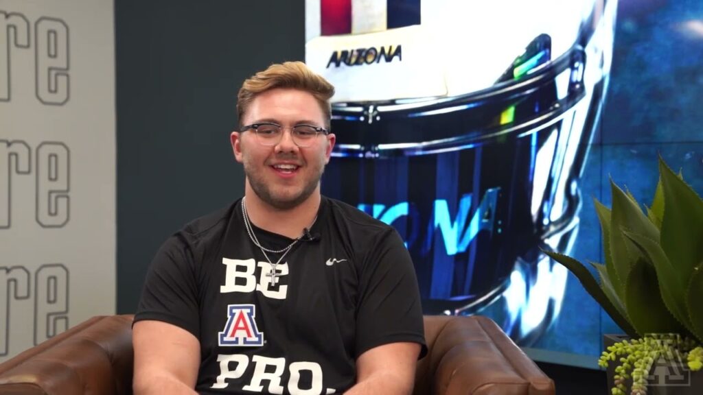 grayson stovall ol discusses committing to arizona arizona football