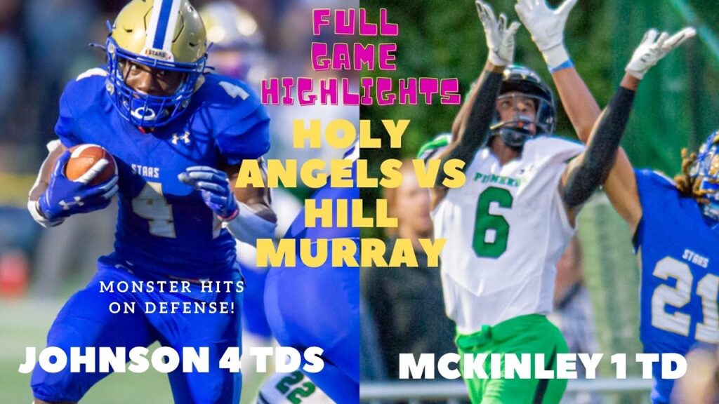 holy angels vs hill murray full game highlights emmett johnson lucas heyer rashad mckinley